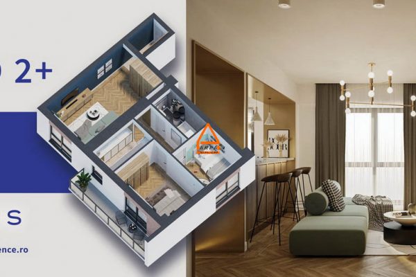 Apartament 2 camere – 62 mp – Direct de la Dezvoltator – LAPIS Residence , Galata